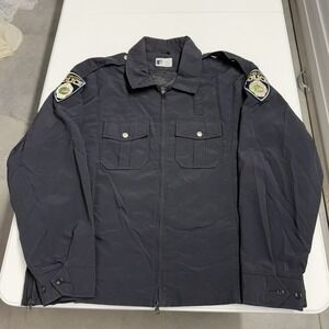 Right Image by Riverside Navy Blue Police Uniform Jacket Made in USA Mens 2XL